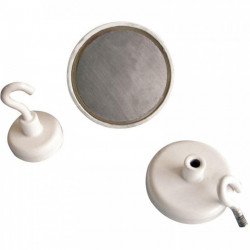 CROCHET DE SUSPENSION MAGNETIQUE FORCE 4KG PQT3  25x32 MM B 2050.04