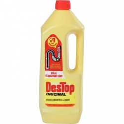 DÉBOUCHEUR DESTRUCTEUR FLACON 950ML DESTOP BACTERICIDE AFNOR NT T72-171  OK FOSSE SCEPTIQUE FAB France 