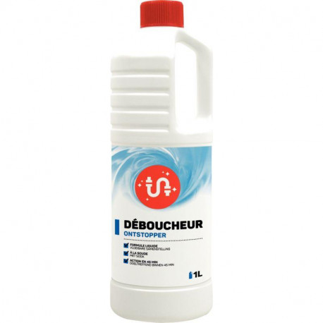 DÉBOUCHEUR LIQUIDE FLACON 1L ACTION EN 45MIN 
