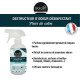 DESODORISANT SPRAY 500ML DESTRUCTEUR D'ODEUR FLEUR DE COTON BIOCIDE DESINFECTE L AIR LES SURFACE LES TEXTILES  BOLDAIR 