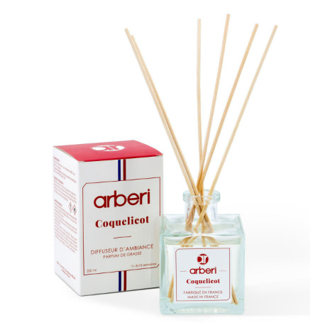 DIFFUSEUR PARFUM AMBIANCE COQUELICOT 200ML ARBERI