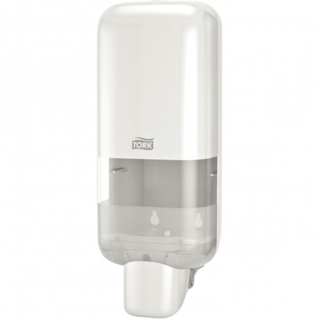 DISTRIBUTEUR DE SAVON S4 BLANC MIS A DISPOSITION