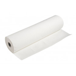 DRAPS D'EXAMEN PQT12 ROULEAUX 125 F  2 PLIS 50X37CM KRAFT 100% OUATE DE CELLULOSE LISSE 1500F