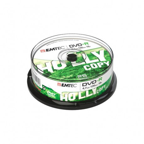 DVD-R 4,7GB 16X SPINDLE (25) EMTEC ECOVR472516CB