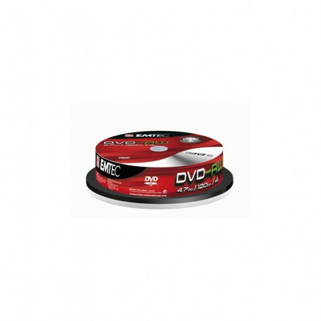 DVD-RW 4,7GB 4X SPINDLE (10) EMTEC ECOVRW47104CB