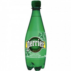EAU PETILLANTE PERRIER **PQT24* BOUTEILLE PLASTIQUE 50 CL  8017324 GAZEUSE RECYCLABLE FAB France 