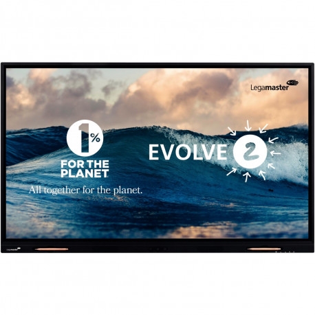 ÉCRAN TACTILE EVOLVE ETX-6540 + SUPPORT MOBILE MS-12S réglage électrique - adapté p/ 6-10 personnes