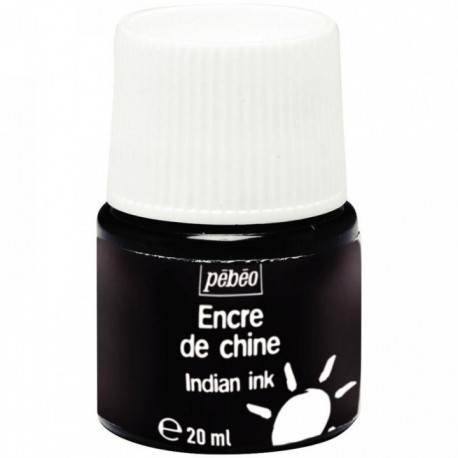  ENCRE DE CHINE NOIRE FLACON 30ML