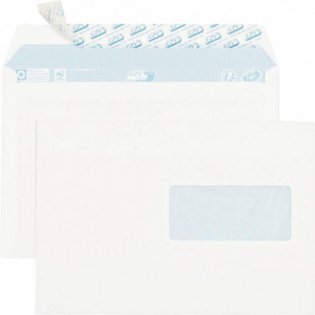 ENVELOPPES **BTE70* 162X229  C5 80G FENETRE 45 NFPEFC 6264