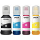 EPSON 113 PACK DE DE 4 FLACONS JET D'ENCRE NOIRE, CYAN, MAGENTA ET JAUNE AUTHENTIQUE (T06B640)