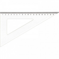 EQUERRE CRISTAL 21CM 60D GRA 0