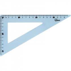 EQUERRE EN PLASTIQUE INCASSABLE 20 CM, 60°