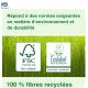 ESSUIE TOUT MAINS 2 PLIS  PQT6 M4 P1  BOBINES DEVIDAGE CENTRAL 300M BLANC TORK REFLEX AGEC FSC ECOLABEL CONTACT ALIMENTAIRE 895F