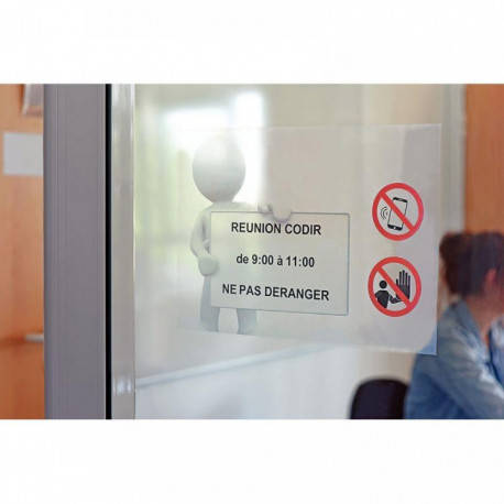 ETIQUETTES  A3 BLANCHES TRANSPARENTES  PQT01