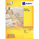 ÉTIQUETTES ENLEVABLE LA 63,5X29,6 BTE DE 25FLES L4737rev AVERY L4737REV-25