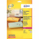 ÉTIQUETTES **ETUI DE 1625** MINI LASER TRANSPARENTES FT 38.1x21.2 AVERY L7551-25