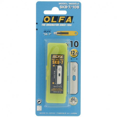 ETUI DE 10 LAMES POUR CUTTER SK-7 OLFA 17029