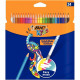 CRAYONS DE COULEUR EFFACABLES ETUI DE 24 EVOLUTION ILLUSION