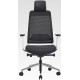 FAUTEUIL FAIRFAX SYNCH.5 POSITI.STRUCTURE BLANCHE- ACC4D SUPPORT LOMBAIRE TRANSL ASS.TETIERE