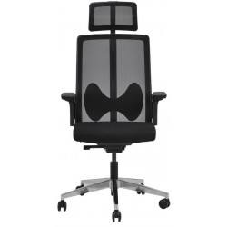 FAUTEUIL PAPILLON SYNCHR.DOS FILET-TETIERE-SUPP.LOMB-ACC 3D-TRANSLATION