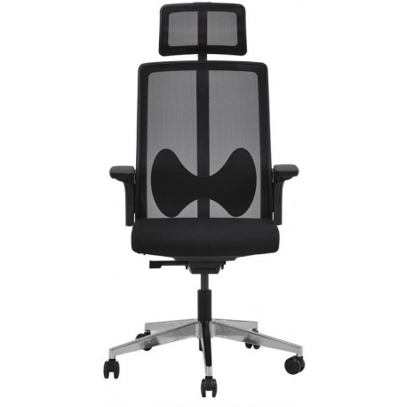 FAUTEUIL PAPILLON SYNCHR.DOS FILET-TETIERE-SUPP.LOMB-ACC 3D-TRANSLATION