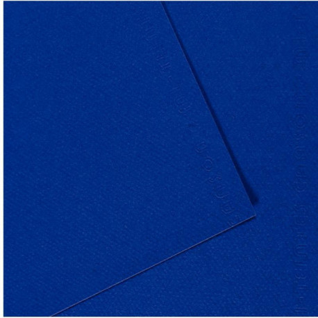 FEUILLES MI-TEINTE FORMAT 50X65 COLORIS OUTREMER PAQUET DE 10