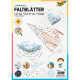 FEUILLES ORIGAMI POCH.  50  A4 COLORIS ASSORTIS