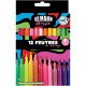 FEUTRES COLORIAGE *PQT12* COULEURS ASSORTIES POINTE FINE WONDAY