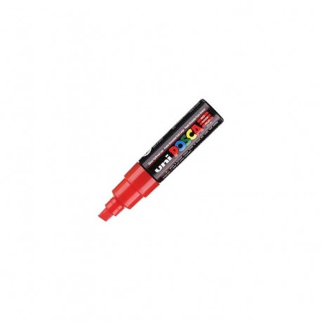 FEUTRE UNI POSCA PC8K BISEAUTEE ROUGE POSCA PC8K R