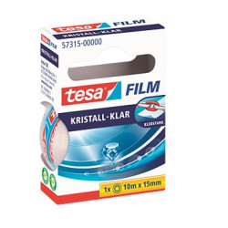 FILM RUBAN ADHESIF PP TRANSPARENT 10MX15MM LOTX10 TESA
