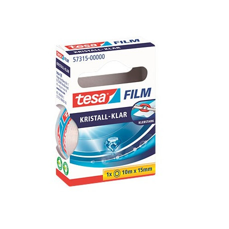 FILM RUBAN ADHESIF PP TRANSPARENT 10MX15MM LOTX10 TESA