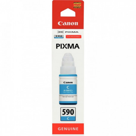FLACON D'ENCRE À LA MARQUE CANON GI-590C CYAN