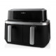 FOUR AVEC FRITEUSE A AIR CHAUD CUISSON SANS HUILE 12L MULTIFONCTION 9-EN-12 COMPARTIMENTS  AIR FYER