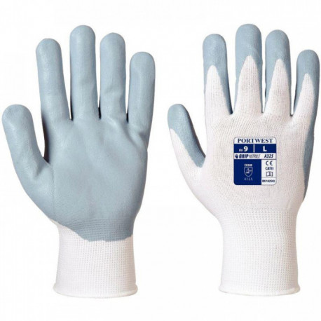 GANT DE MANIPULATION FINE TAILLE 10 ENDUCTION NITRILE BONN ETANCHEITE NORME 420 EN388 4121 LEBON