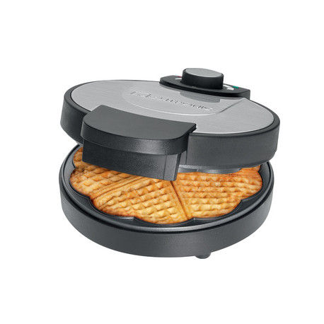 Gauffrier WA 3492, acier inoxydable/noir