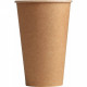 GOBELETS EN CARTON KRAFT BRUN 33CL PQT50 RECYCLABLE 