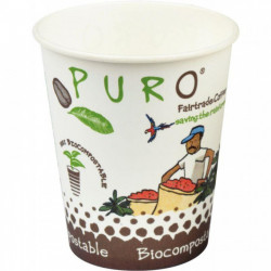 GOBELETS  PAPIER BIO 15CL PQT75
