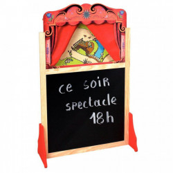 GRAND THÉÂTRE DE MARIONNETTES EN BOIS