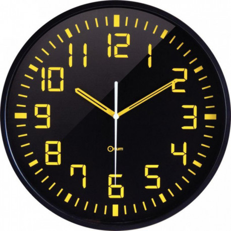 HORLOGE MURALE D30 CONTRAST Ø 30 CM Pile AA / LR06 (REF614339 fournie. Dim : 30 x 2 cm. CEP 2110230011