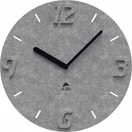 HORLOGE MURALE RONDE Ø30CM PET RECYCLÉ e visibilité à 25m  1 pile LR6/AA (non fournie)