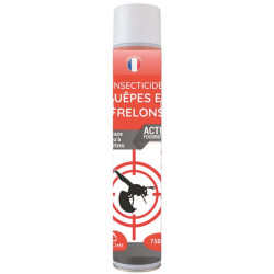 INSECTICIDE SURPUISSANT POUR GUÊPES & FRELONS AÉROSOL DE 750ML LOT DE 6