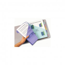 INTERCAL.A4+ DBLE POCHETTES  A ONGLETS PERSON. PP 180 µ 6 TOUCH AVERY05621 A