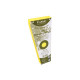 INTERCALAIRES JAUNE  2 TROUS CARTE RECYCLE 180G TRAPEZE 10,5X24 PQT100
