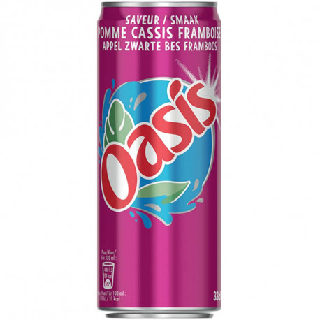 JUS POMME CASSIS FRAMBOISE PQT 24 CANETTES 33 CL 