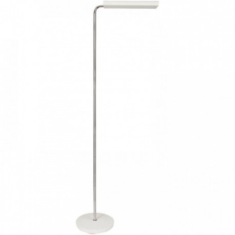 LAMPADAIRE BLANC LED SWING45W 4500 LUMENS 25000 H Tête pivotante pour choisir un éclairage direct ou indirect Ø socle : 33 cm. Ø