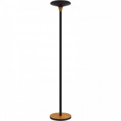 LAMPADAIRE LED BALY BAMBOO NOIR 37W 5539 LUMENS 40000 H 3 NIVEAUX INTENSITE Ø base lestée 34 cm. Ø tête 32 cm. H.180 cm. source 