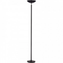 LAMPADAIRE  LED NOIR  DELY 2,0 23W 3041 LUMENS SOCLEØ25 CM VASQUE Ø 28CM H183 CM  400050389