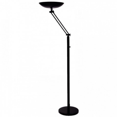 LAMPADAIRE  NOIR LED VARILUX ARTICULÉ H: 186 cm. Socle lesté. Kelvin : 3000 K - 23W -  30 000h 