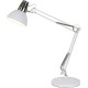 LAMPE LED CALYPSA BLANC LED 7W 806 LUMENS AMPOULE NON FOURNIE (REF301304) ALUMINOR FAB France SOCLE Ø23CM BRAS 75CM 