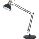 LAMPE LED CALYPSA NOIR LED 7W 806 LUMENS AMPOULE NON FOURNIE (REF301304) ALUMINOR FAB France SOCLE Ø23CM BRAS 75CM 